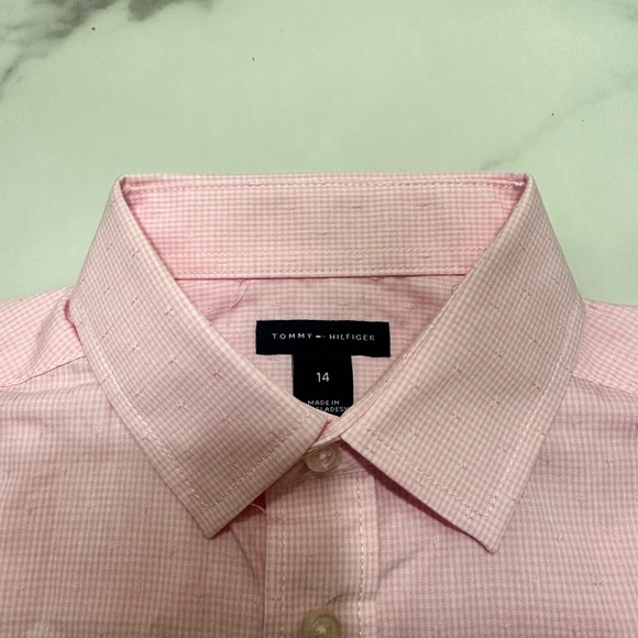 Tommy Hilfiger Light Pink Dress Shirt - Picture 2 of 2